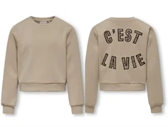 Kids ONLY humus/la vie sweatshirt